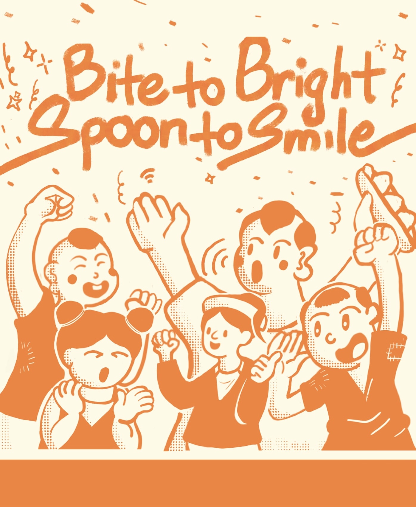 VietBites poster with 'Bite to Bright, Spoon to Smile'